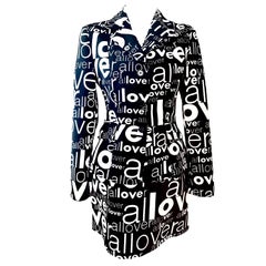 Beautiful 1990s vintage Moschino JEANS suit
