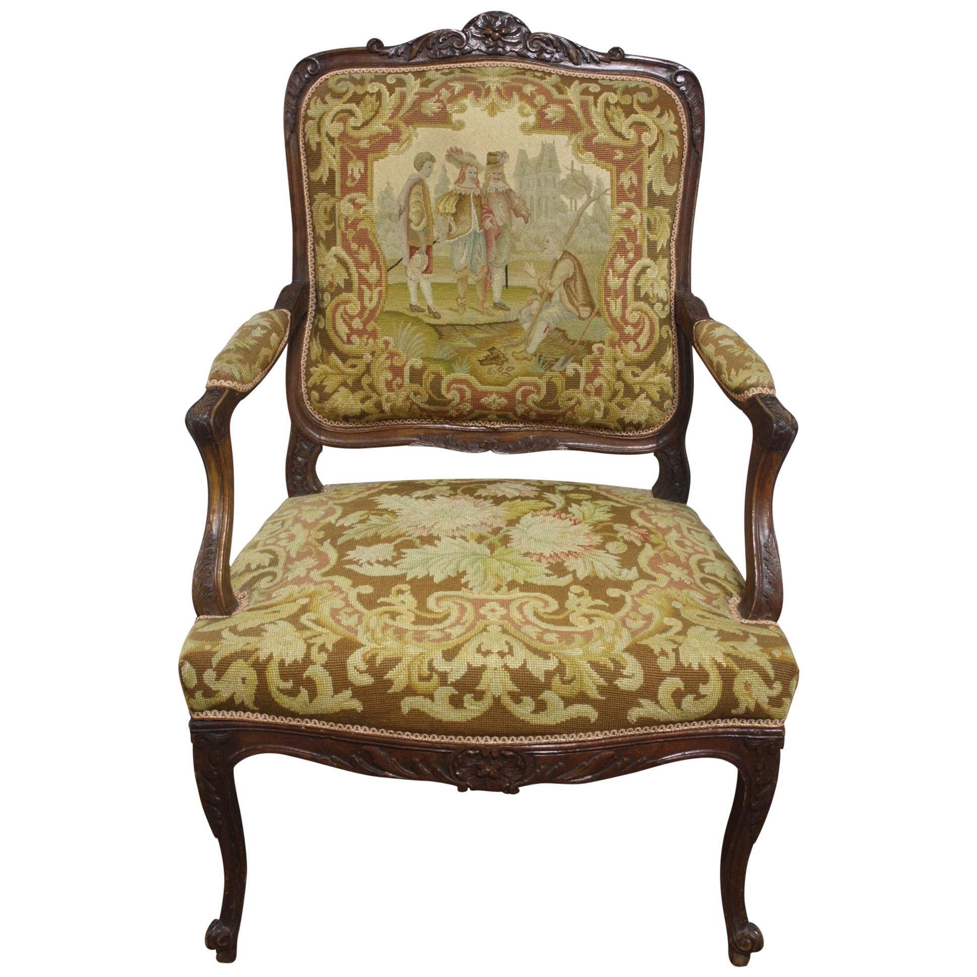 Beautiful 19th Century French Armchair