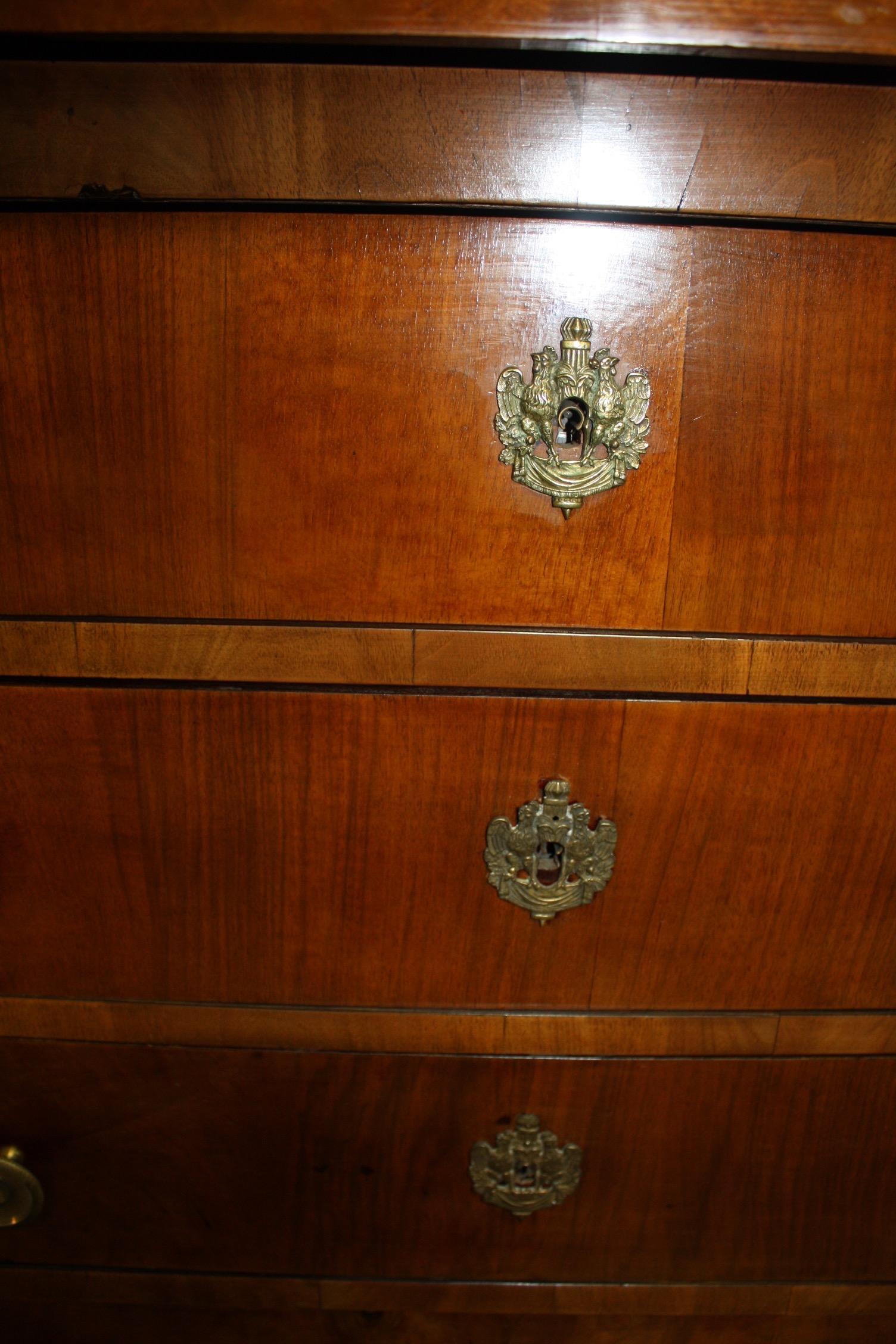 Beautiful 19th Century French Empire Weekly Dresser 4