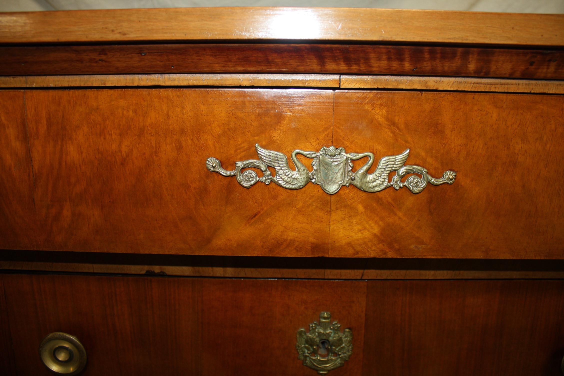 Beautiful 19th Century French Empire Weekly Dresser 2