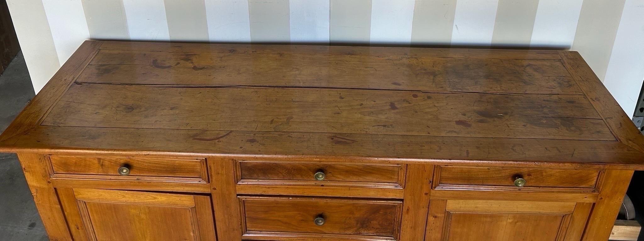 Preciosa enfilada francesa de madera de frutal del siglo XIX en venta 5