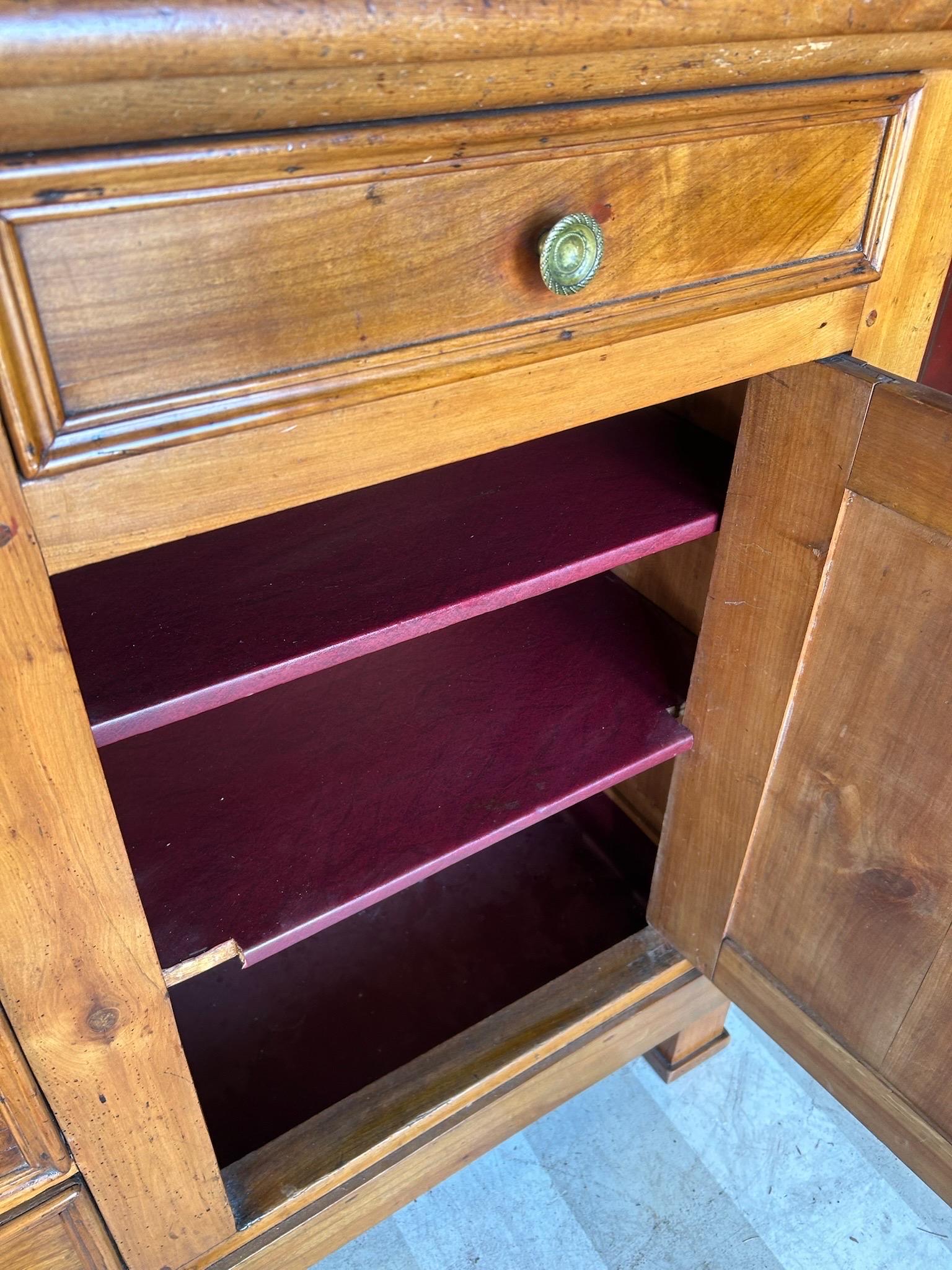Preciosa enfilada francesa de madera de frutal del siglo XIX Madera frutal en venta
