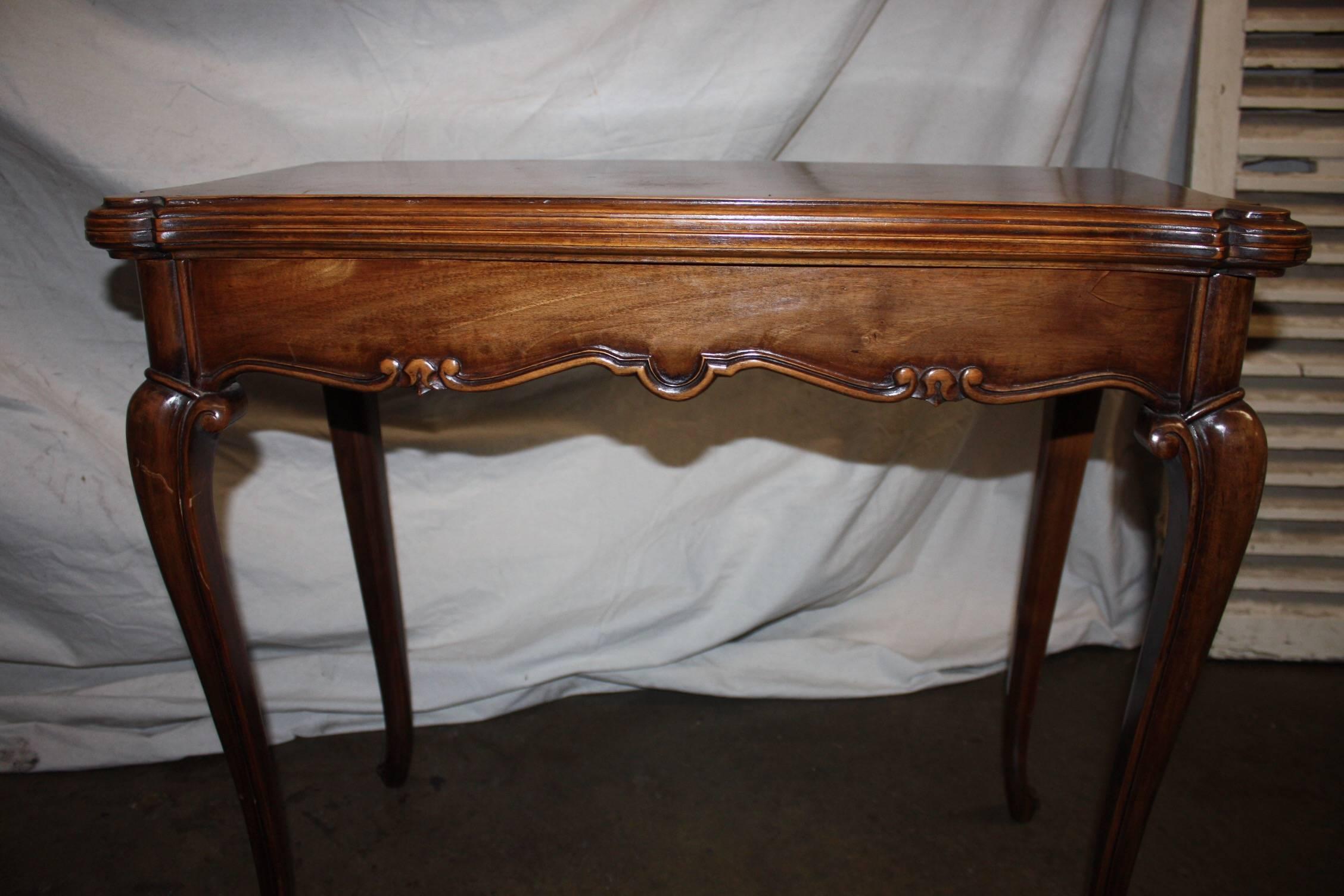 Beautiful 19th Century French Game Table For Sale 2