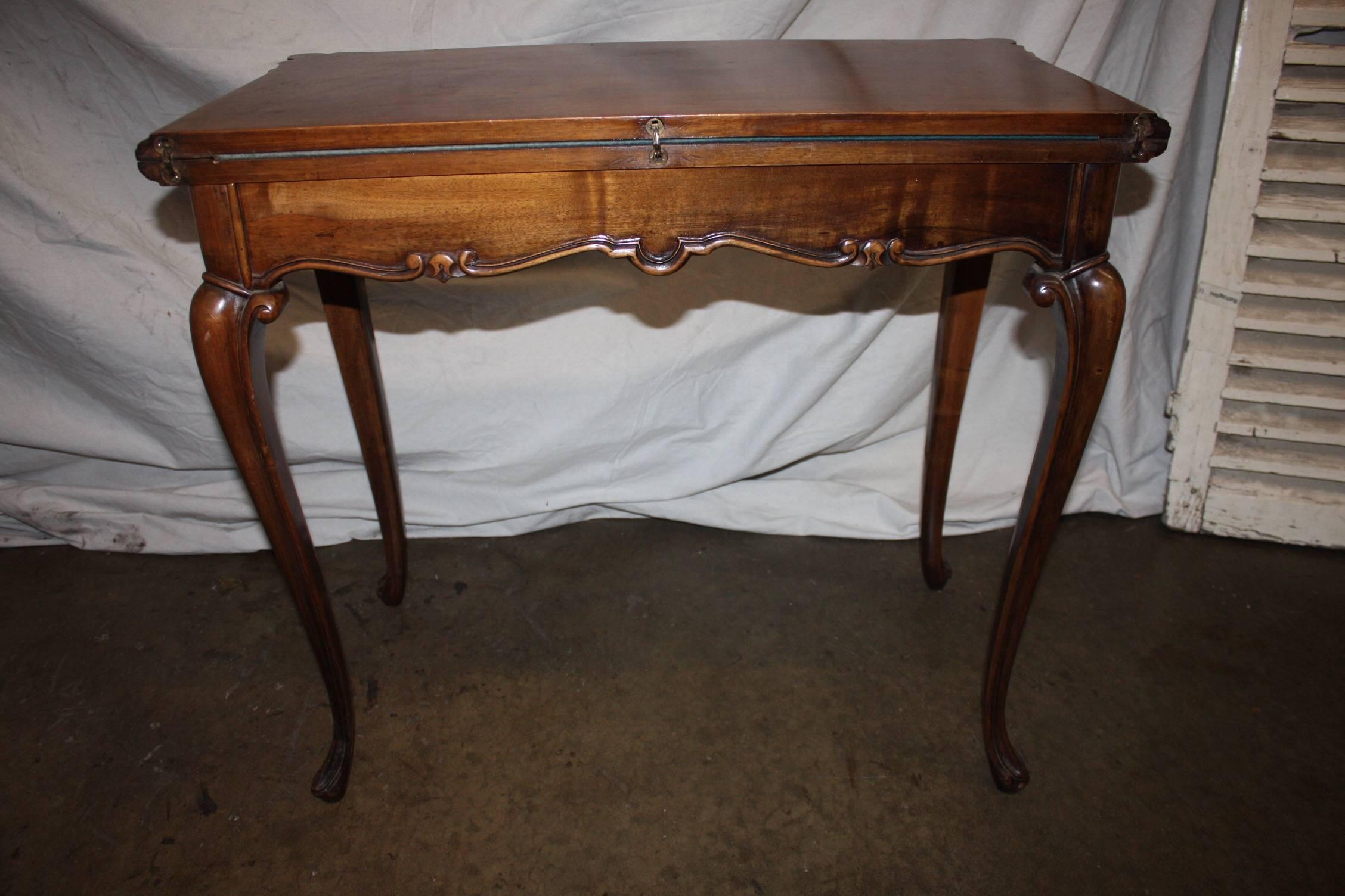 Beautiful 19th Century French Game Table For Sale 4
