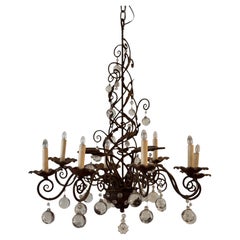 Beautiful 19th Century French Provincial Chandelier