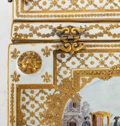 Precioso piano de porcelana alemán del siglo XIX