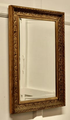 Gilt Wall Mirror, 19th Century, Bevelled Glass, Belle Époque Style