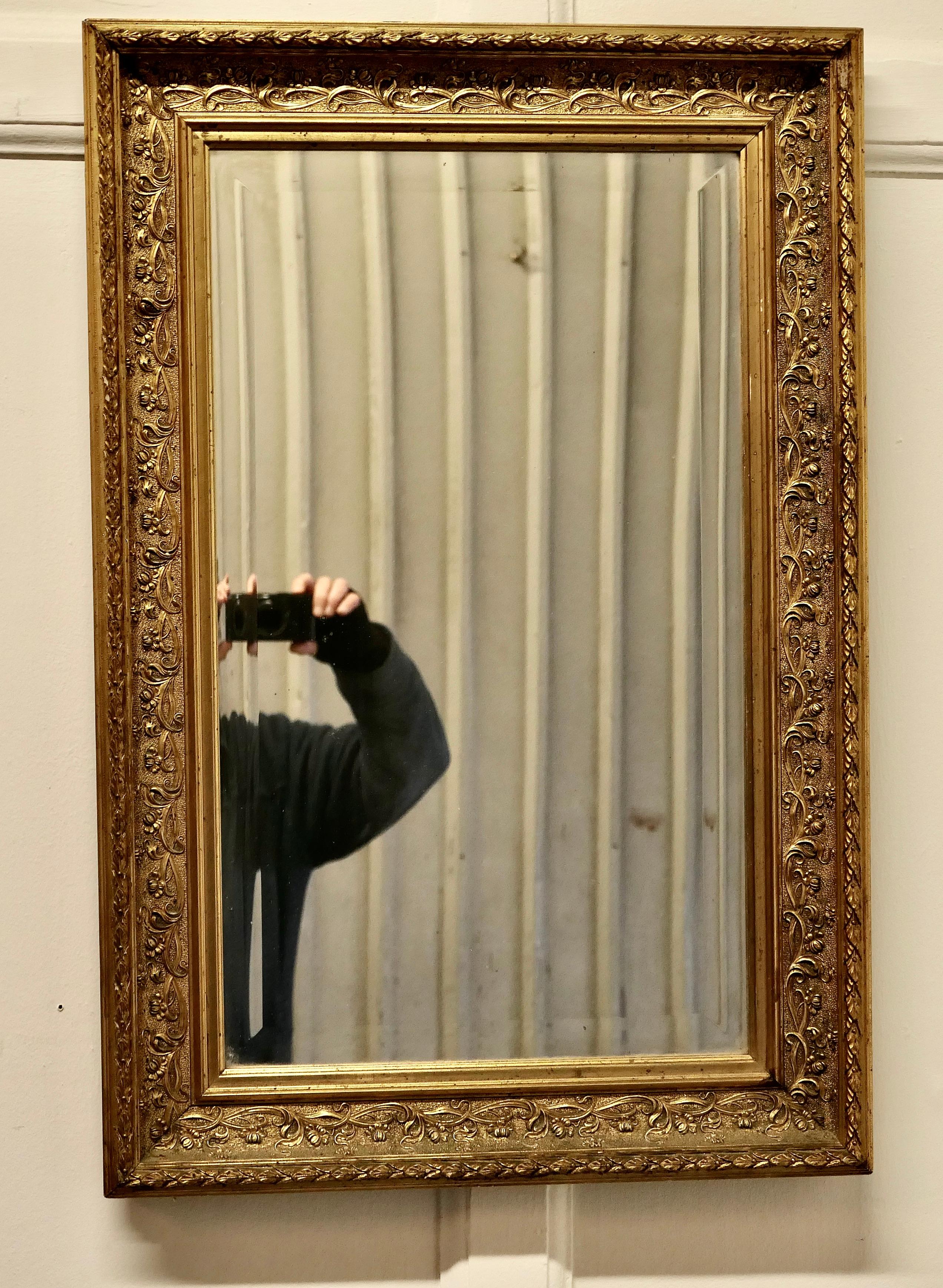 Belle Époque Beautiful 19th Century Gilt Wall Mirror For Sale