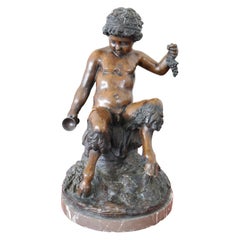 Beautiful 19th Century Italian Sculpture in Bronze Signed by Vincenzo Cinque