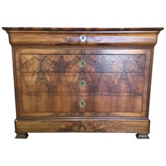 Belle commode Louis Philippe du 19ème siècle