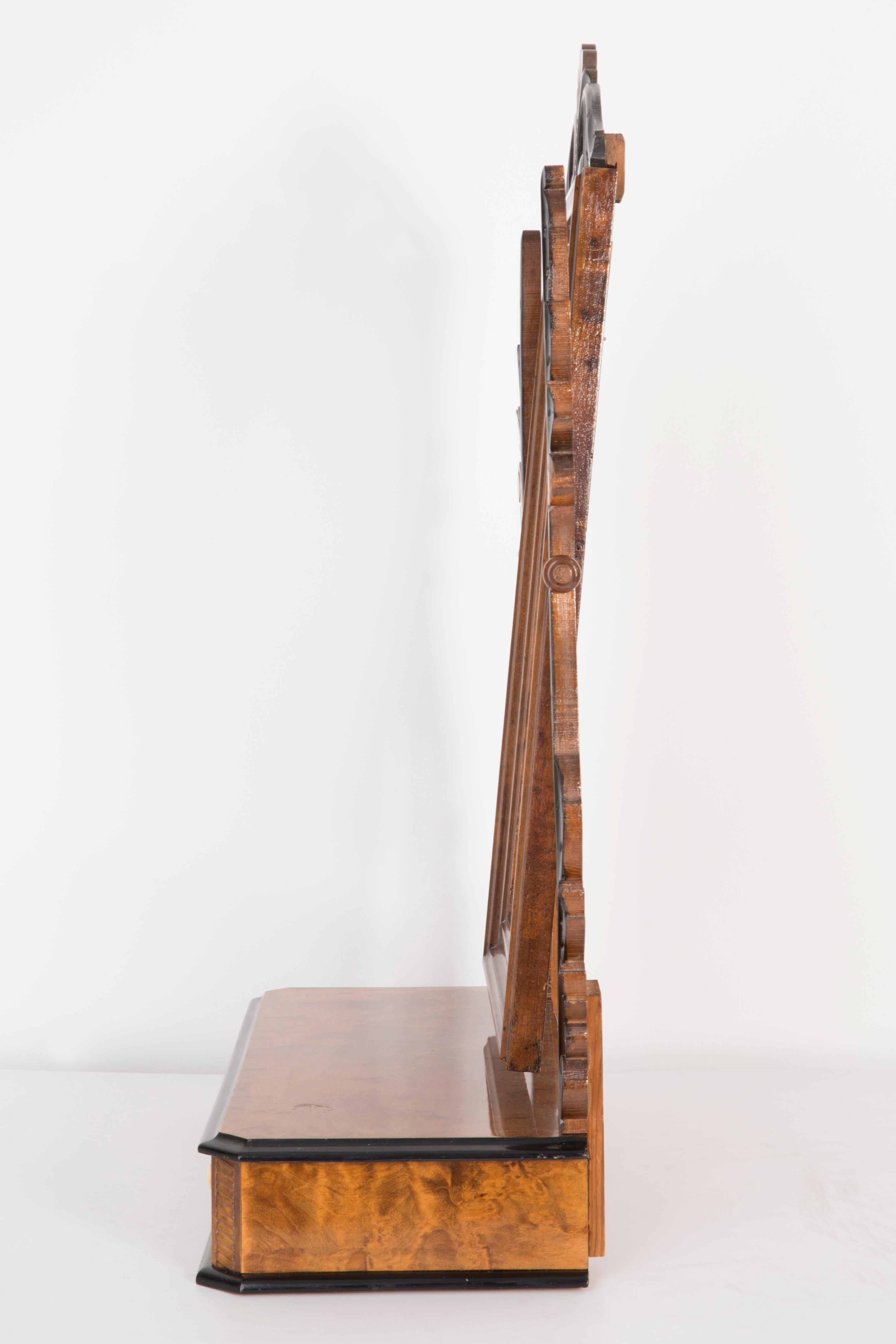 Beautiful 19th Century Mahogany Dressing Table with Mirror, 1960s 8