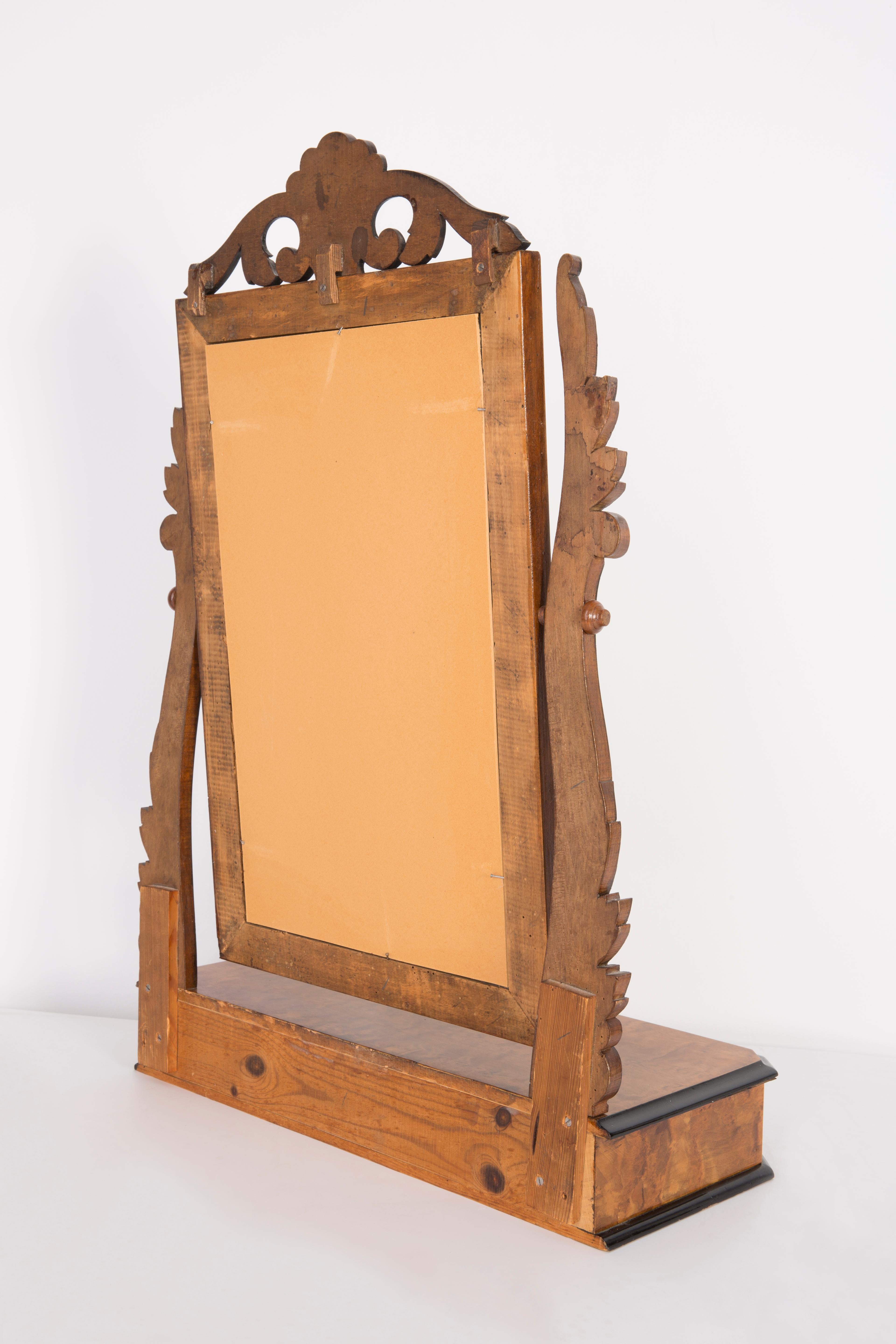 20th Century Beautiful 19th Century Mahogany Dressing Table with Mirror, 1960s
