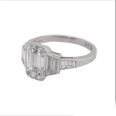 Sophia D. 2.22 Carat Emerald Cut Diamond Engagement Ring