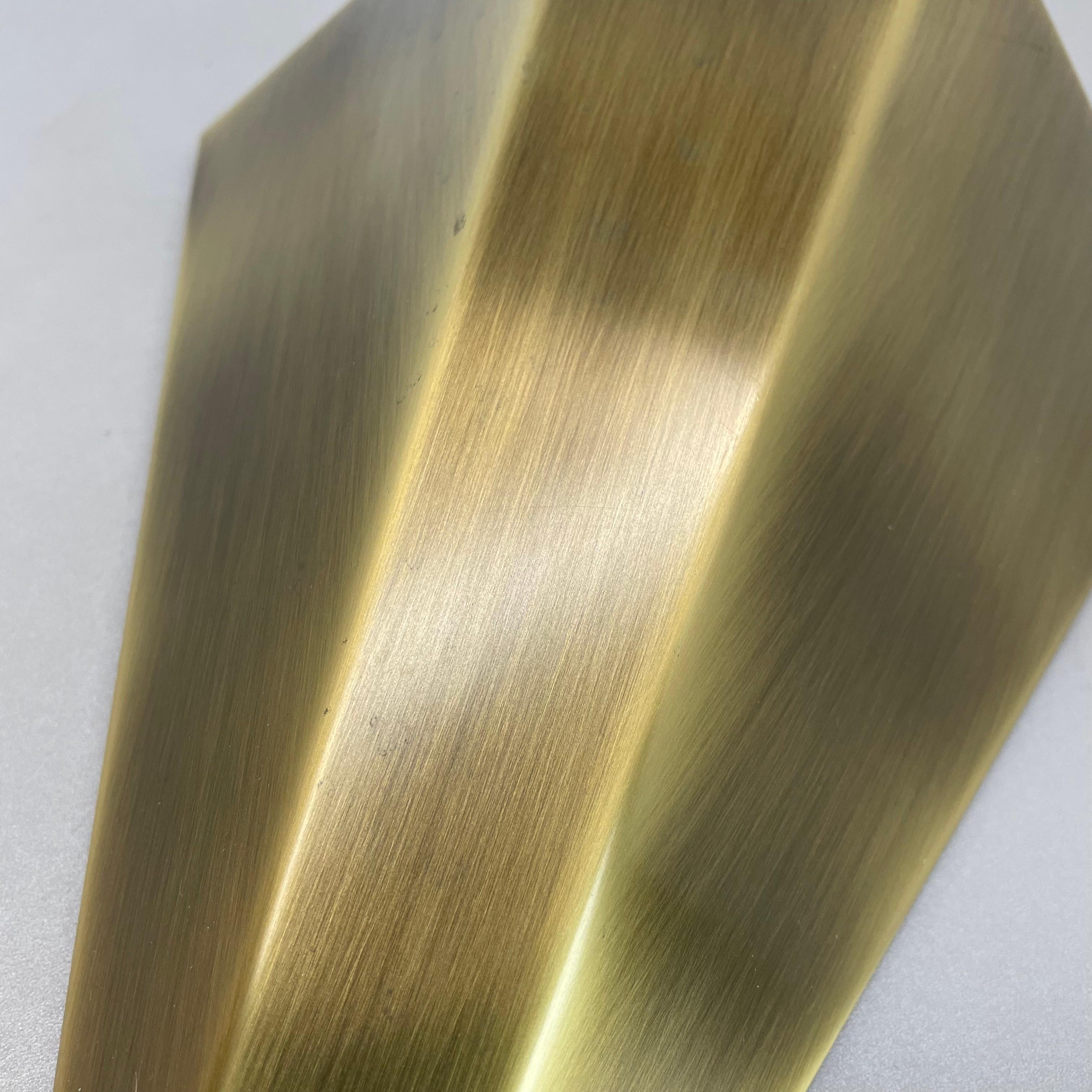 Schöne 25cm Deckenleuchte aus Messing im Sciolari-Stil mit Deckenleuchte  Bankamp Leuchten, 1980er-Jahre im Angebot 4