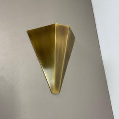 Beautiful 25cm Sciolari Style uplight brass Wall Light  Bankamp Leuchten, 1980s