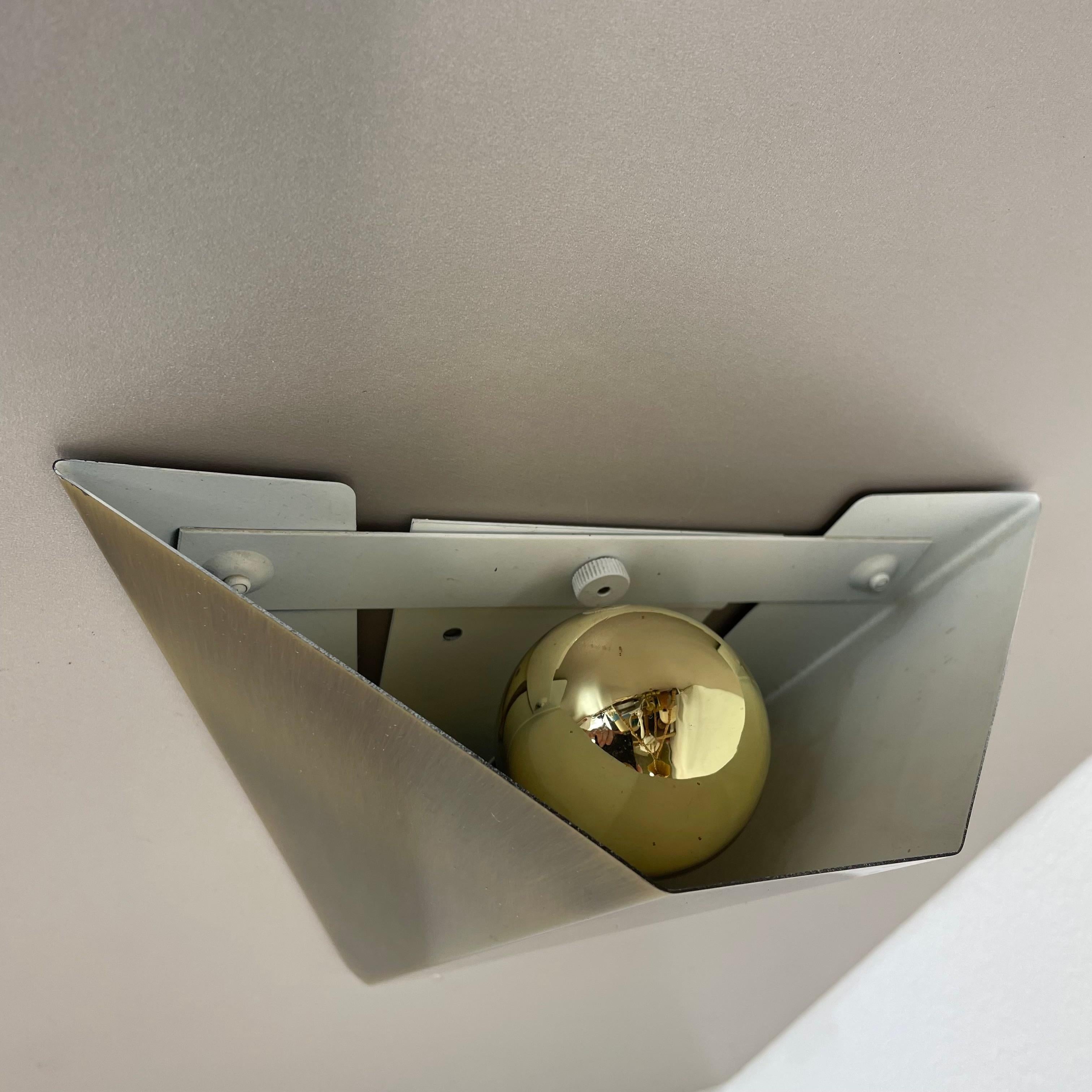 Schöne 25cm Deckenleuchte aus Messing im Sciolari-Stil mit Deckenleuchte  Bankamp Leuchten, 1980er-Jahre (20. Jahrhundert) im Angebot