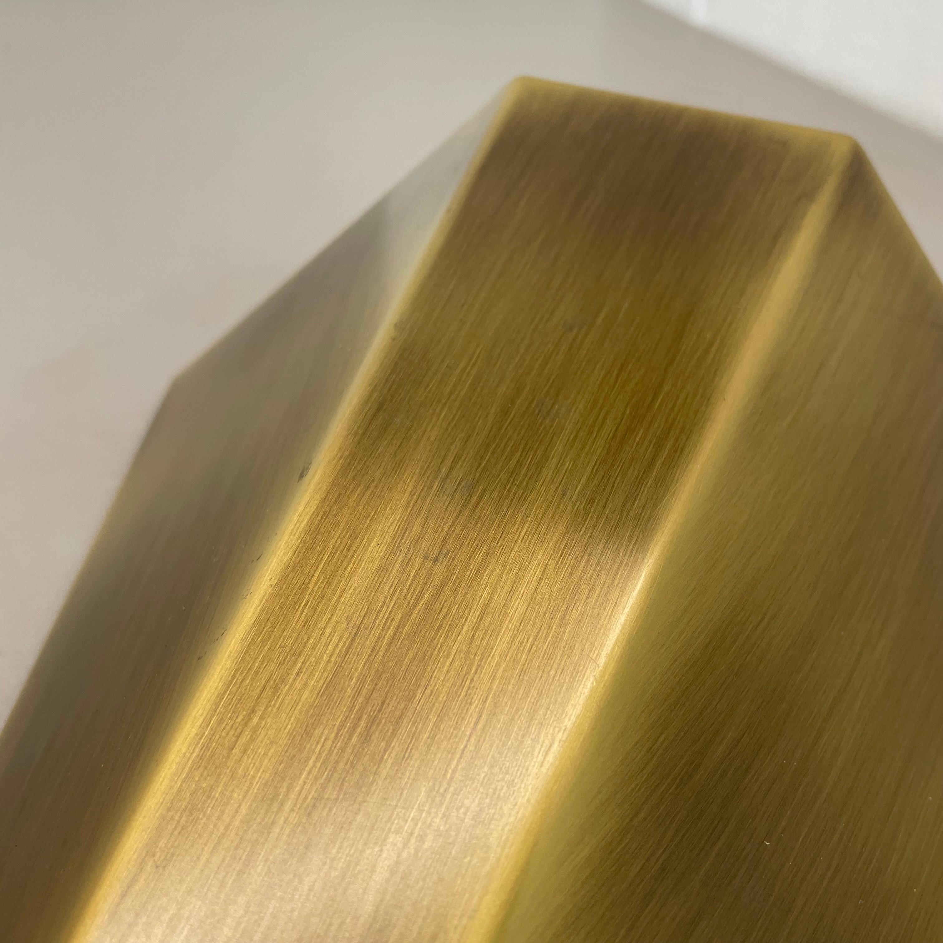 Schöne 25cm Deckenleuchte aus Messing im Sciolari-Stil mit Deckenleuchte  Bankamp Leuchten, 1980er-Jahre (Metall) im Angebot