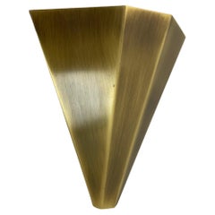 Beautiful 25cm Sciolari Style uplight brass Wall Light  Bankamp Leuchten, 1980s
