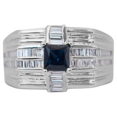 Precioso Anillo en Racimo de Diamantes de 2.66ct en Oro Blanco de 18k - Certificado IGI