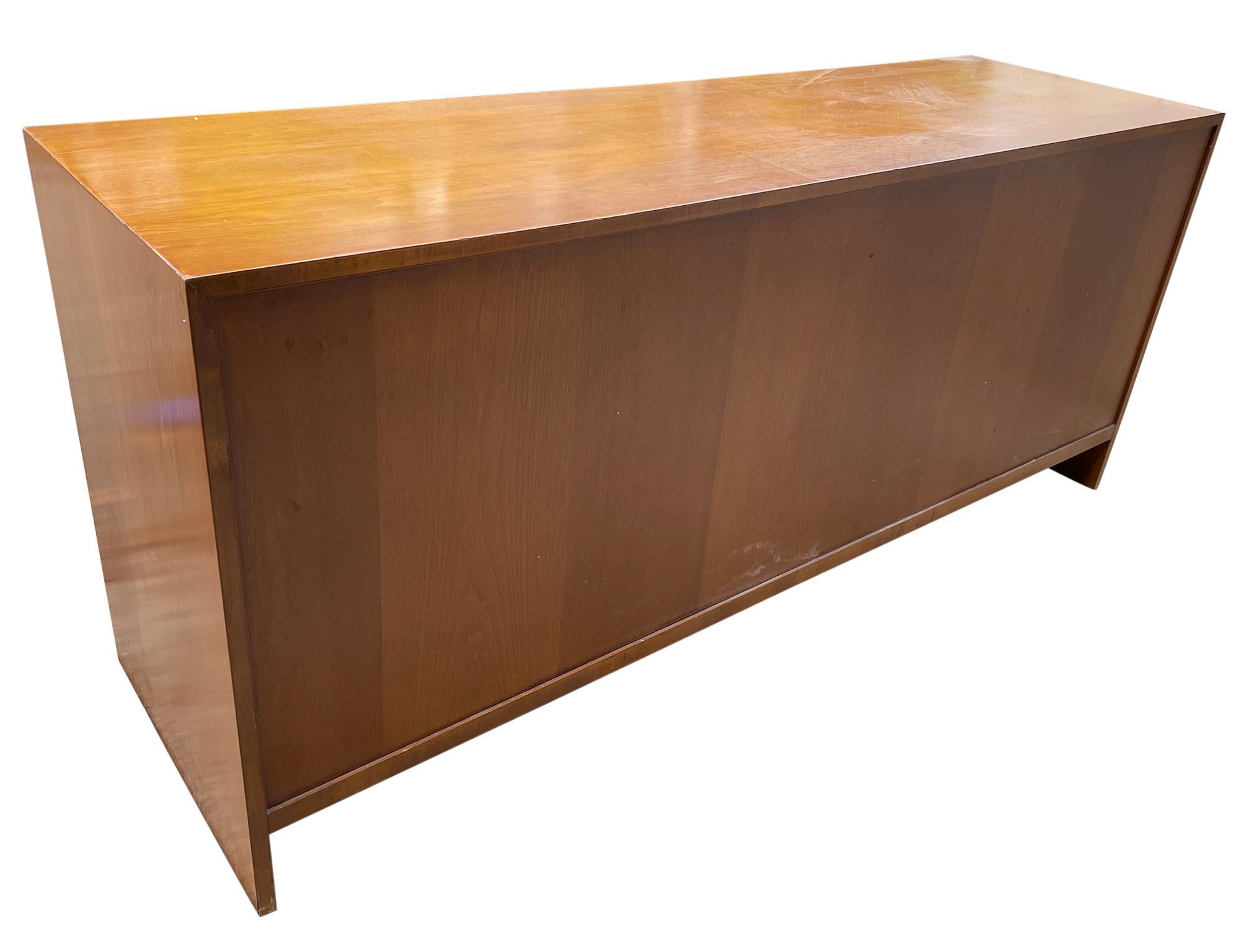 Beautiful 3 drawer Credenza sideboard by T.H. Robsjohn-Gibbings for Widdicomb 2