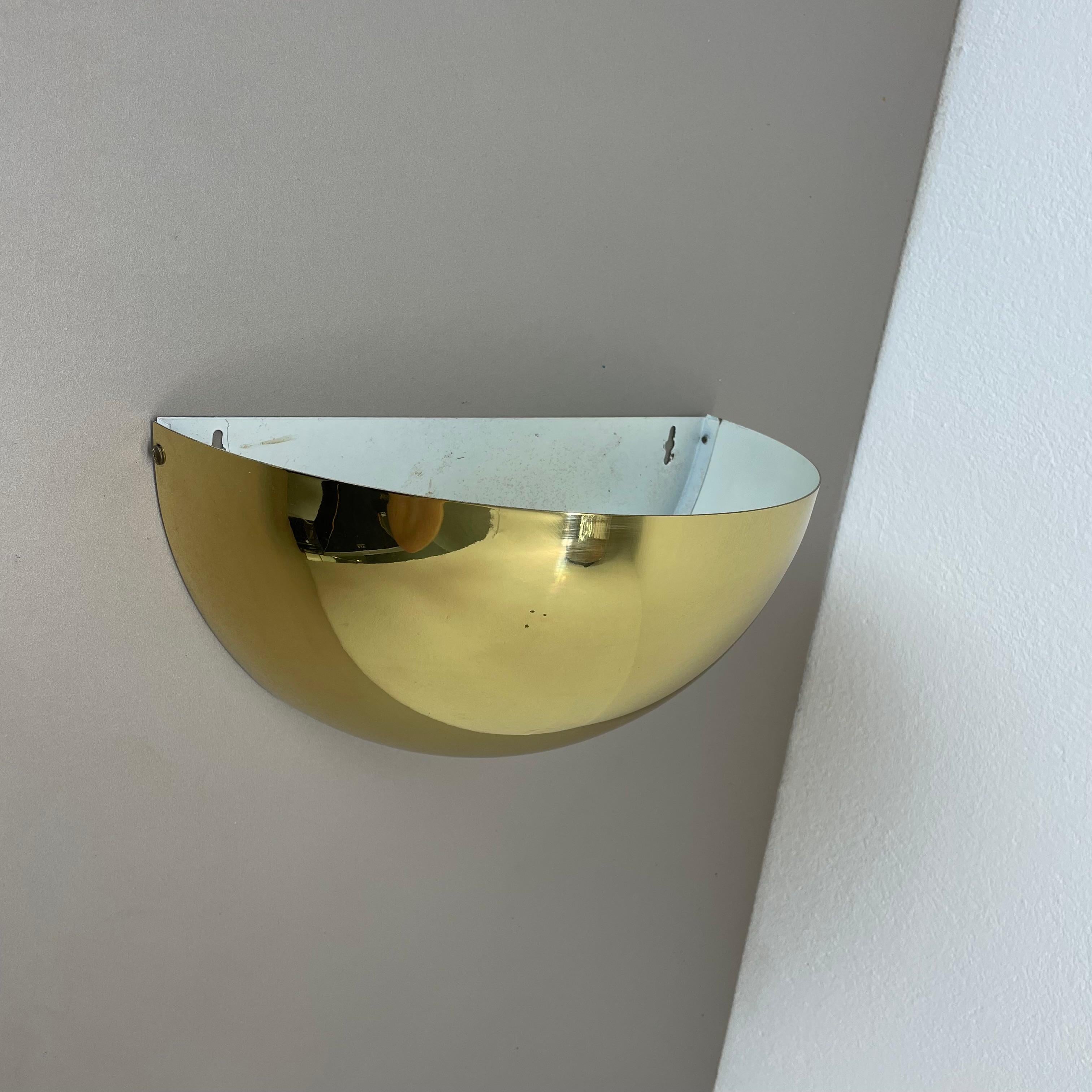 Precioso aplique de latón de 32 cm estilo Sciolari uplight  Bankamp Leuchten, década de 1980 en venta 4