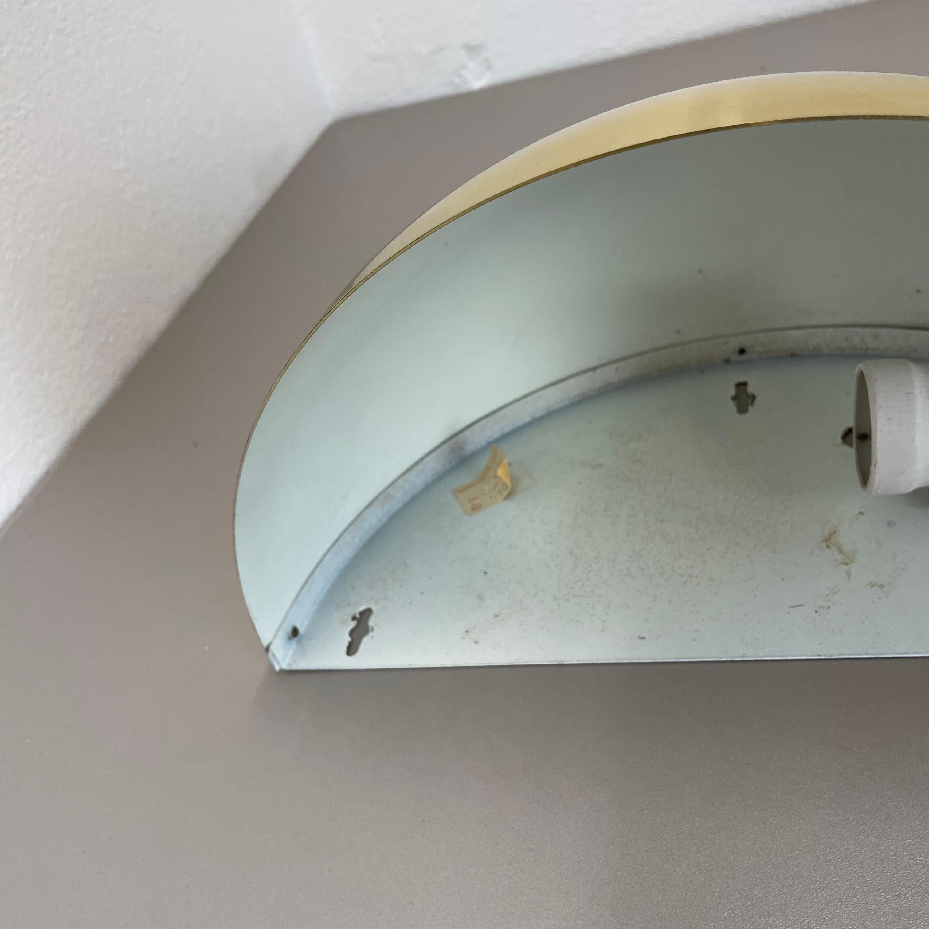 Precioso aplique de latón de 32 cm estilo Sciolari uplight  Bankamp Leuchten, década de 1980 siglo XX en venta