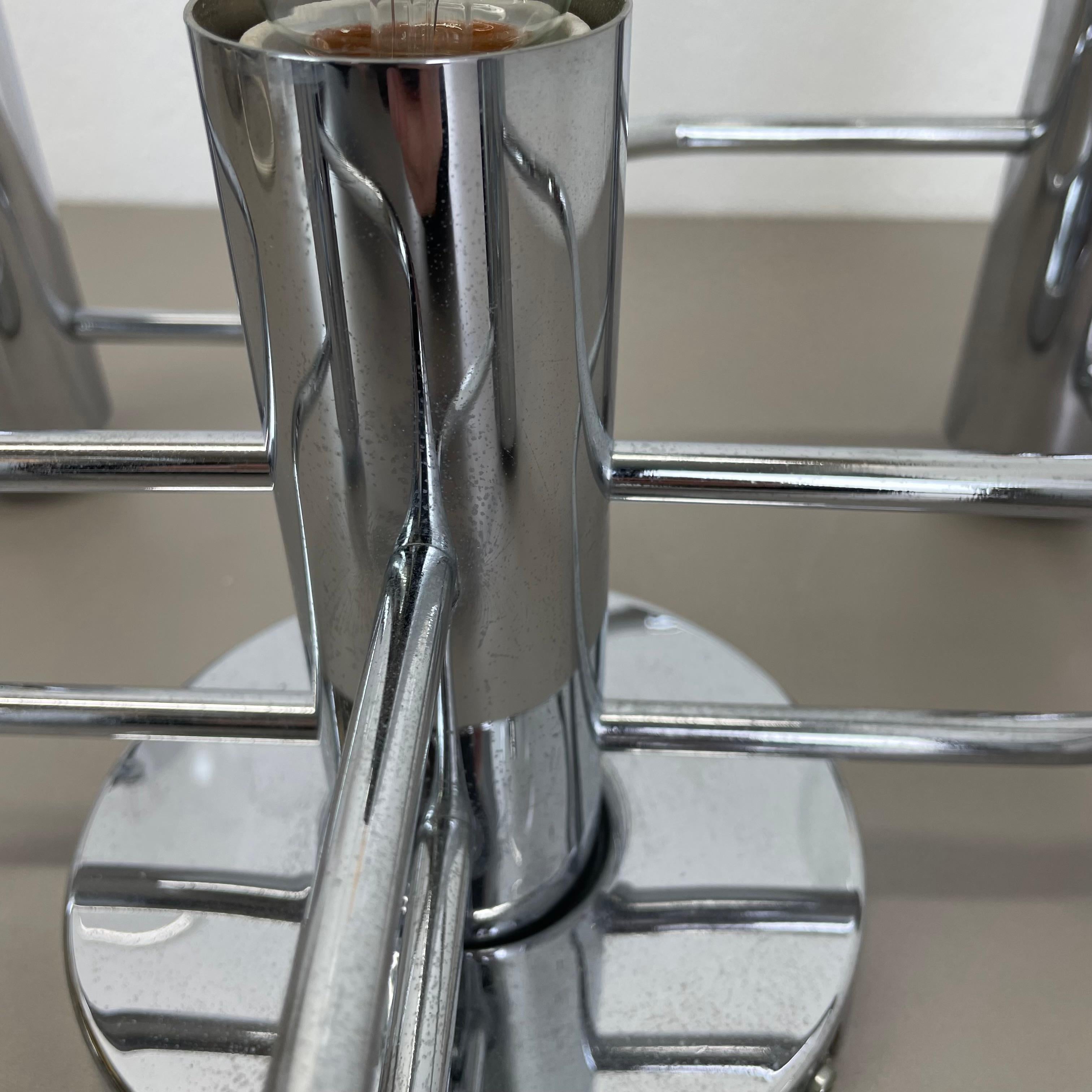Precioso Aplique de Techo Sciolari de 5 Luces de LEOLA Leuchten Alemania Años 70 en venta 6