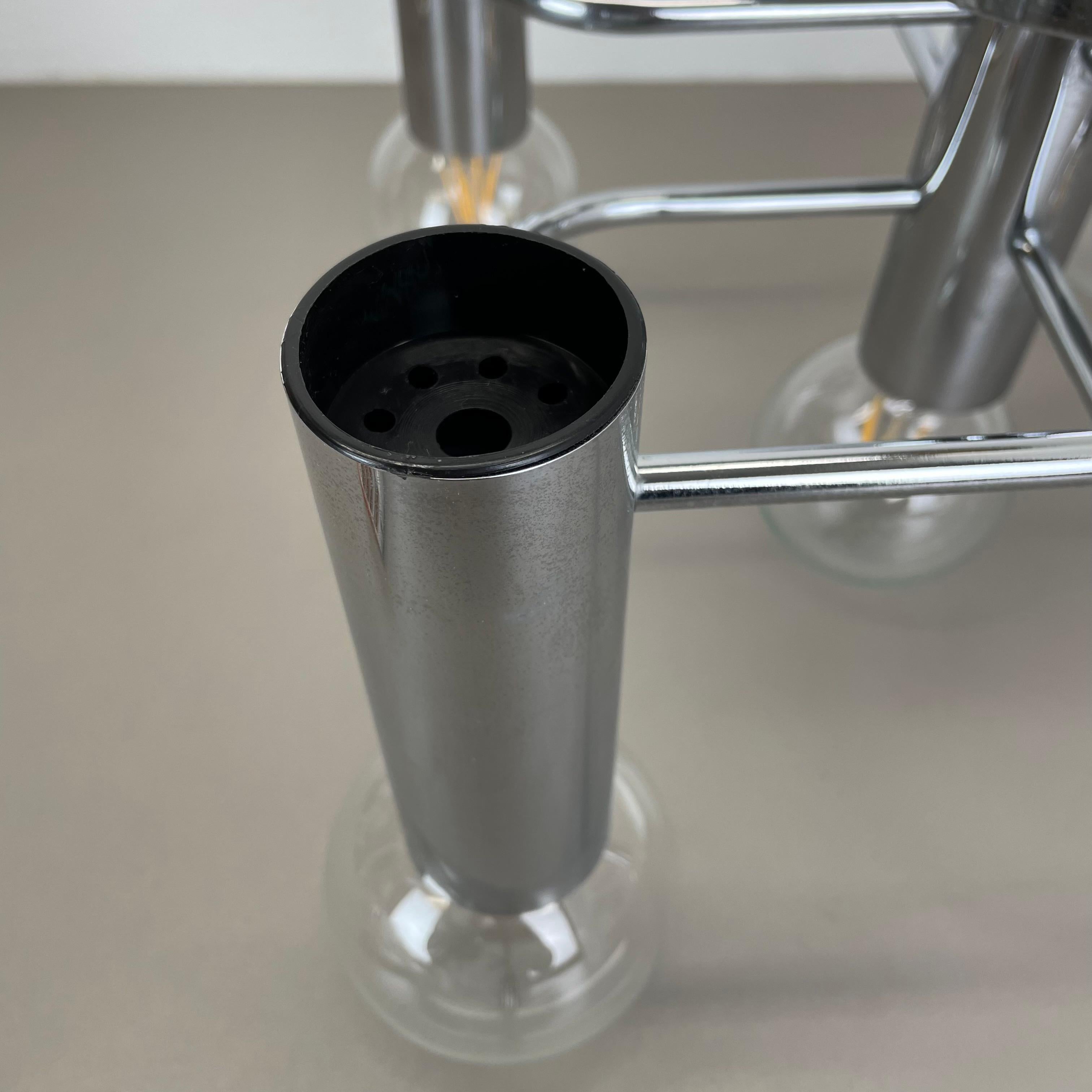 Precioso Aplique de Techo Sciolari de 5 Luces de LEOLA Leuchten Alemania Años 70 en venta 11