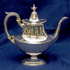 Beautiful 5-piece Gorham Sterling Silver Portsmouth Coffee & Tea Set 67.74 oz