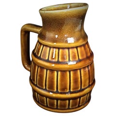 Used Beautiful 50 cl Bar, Restaurant, or Brasserie Flame Pitcher, Signed - 2Y310