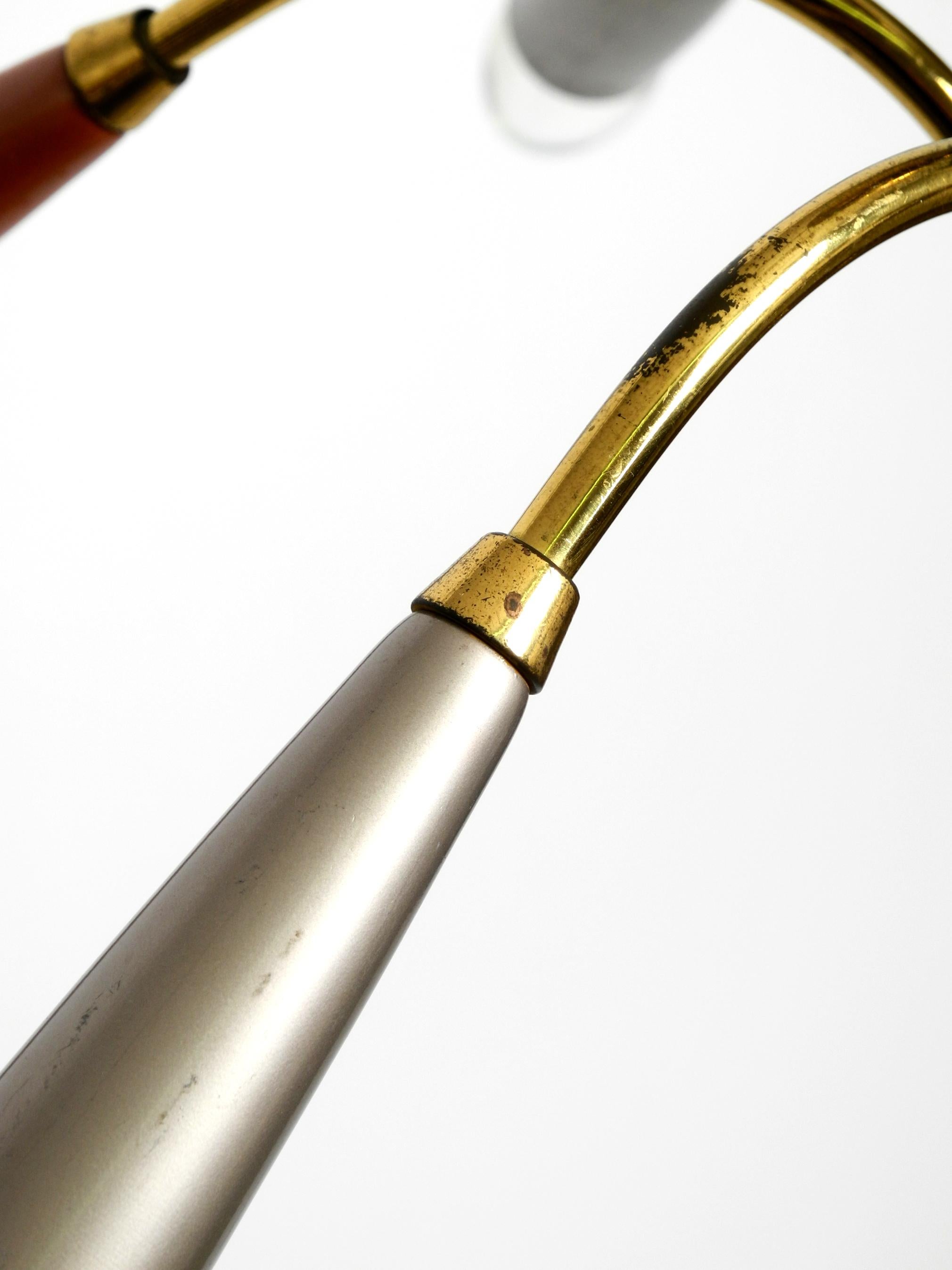 Beautiful 6 arm Mid Century Modern brass Sputnik chandelier For Sale 8