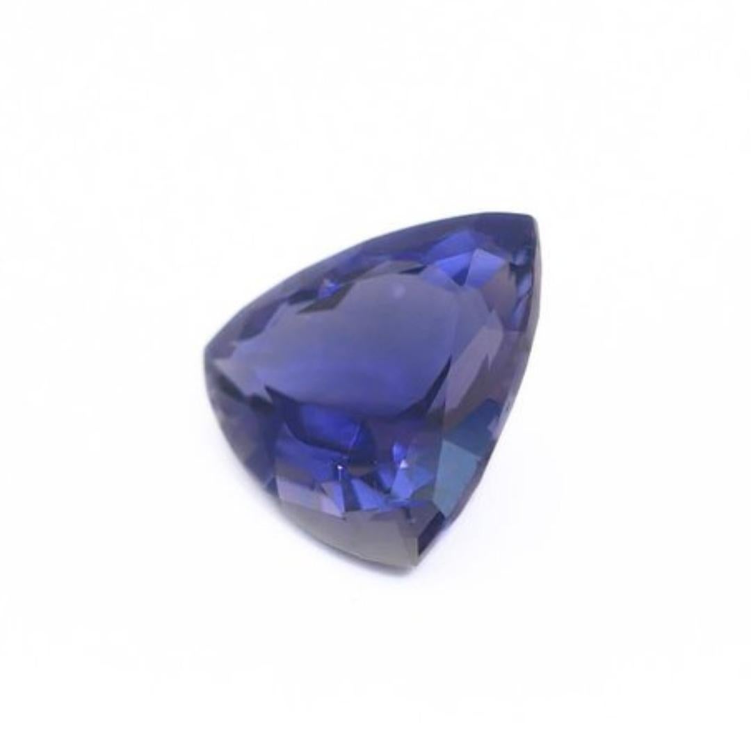 Beautiful 6.54ct Iolite Gemstone - GIA Certified In New Condition In רמת גן, IL