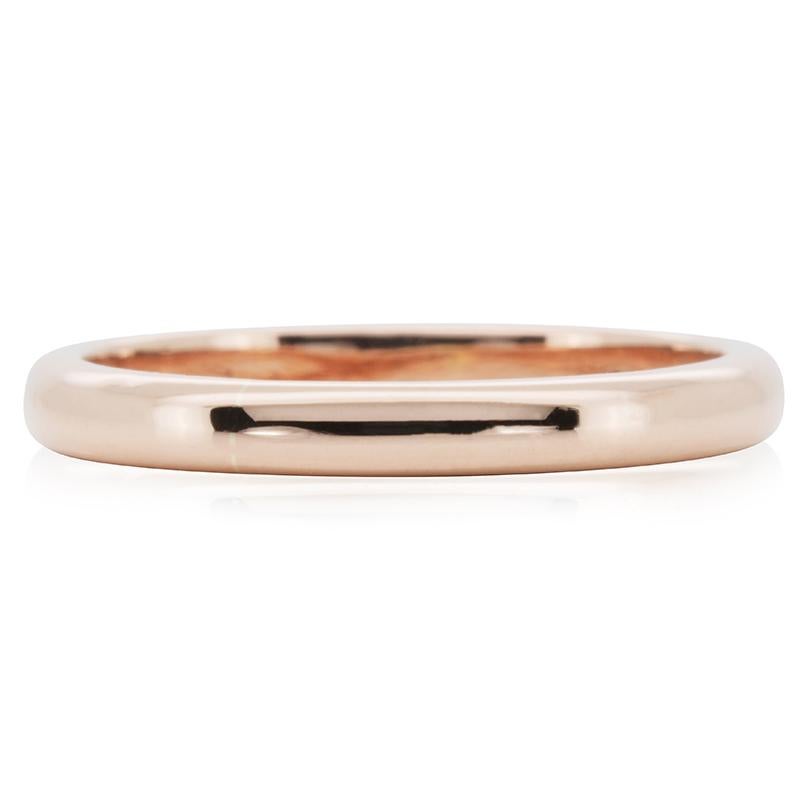 Women's Beautiful 9k Rose Gold Band Ring For Sale