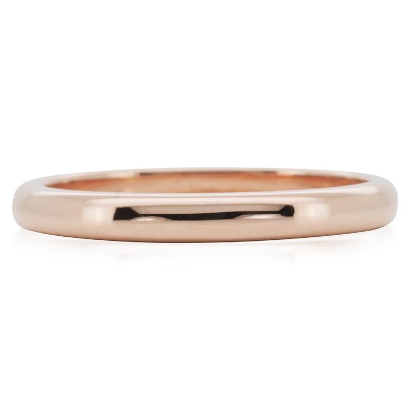Beautiful 9k Rose Gold Band Ring For Sale 1