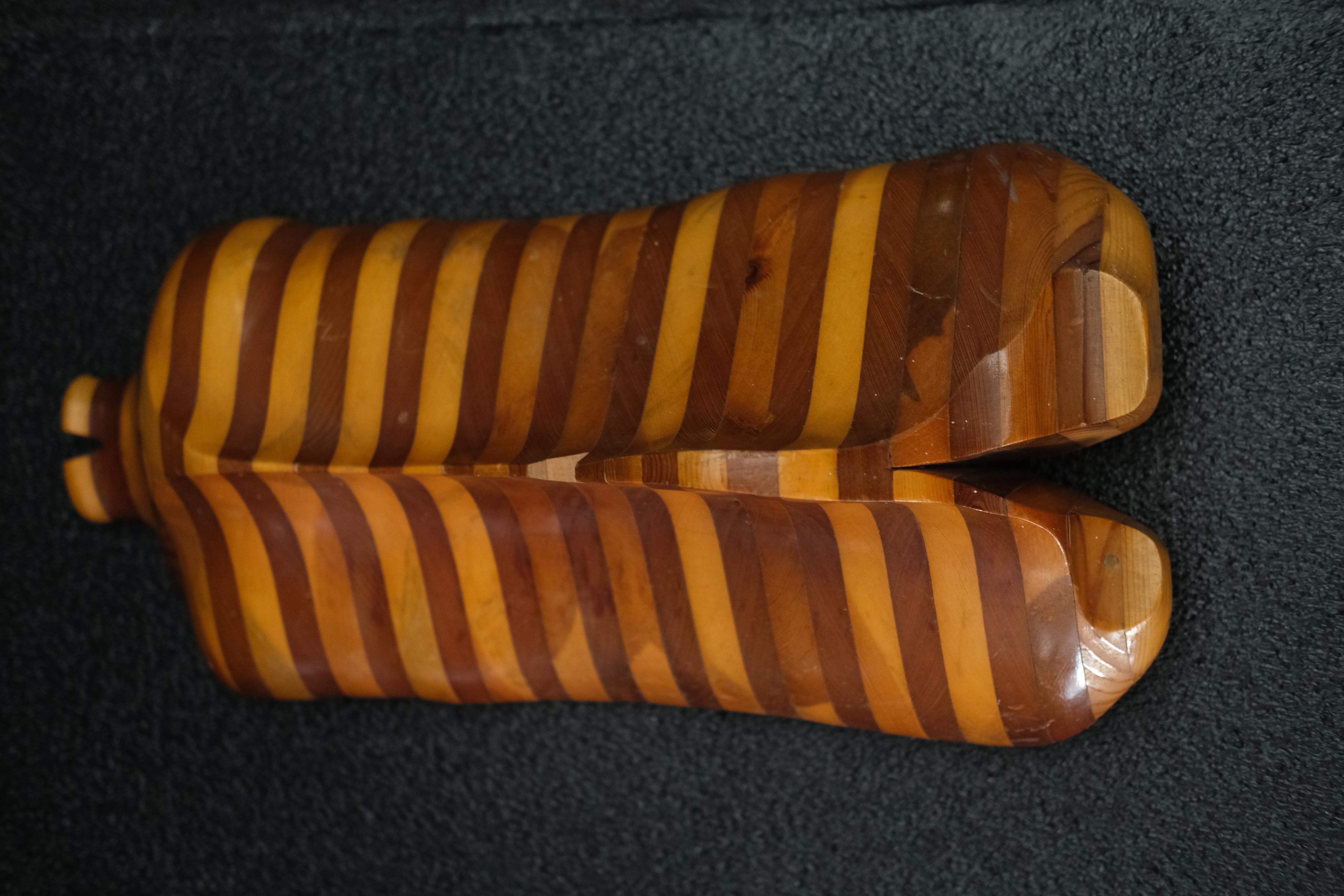 Abstract Carved Wood Sculpture, California, 1970's For Sale 5