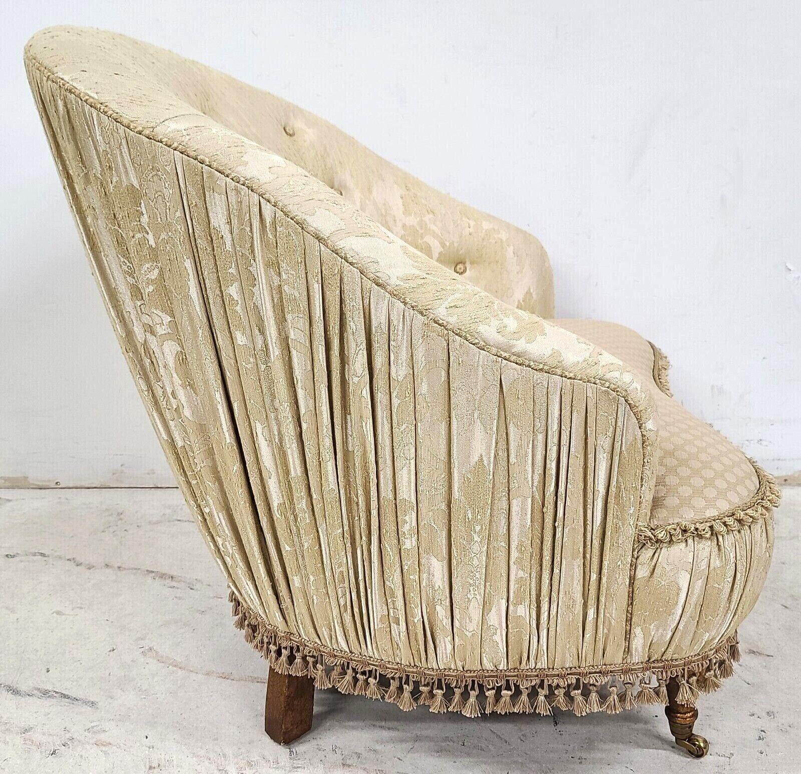 Provincial français Chaise longue boudoir Shabby Chic de Carol Hicks Bolton en vente