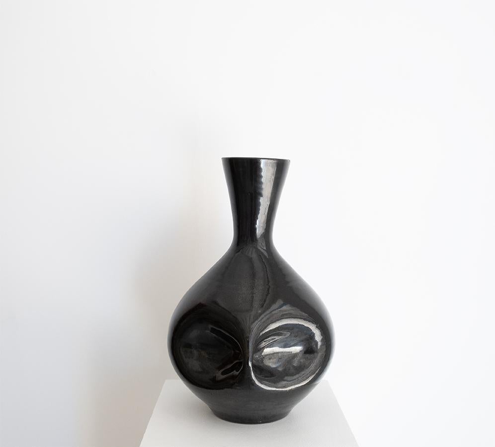 Moderne Magnifique vase d'Accolay de forme libre en vente
