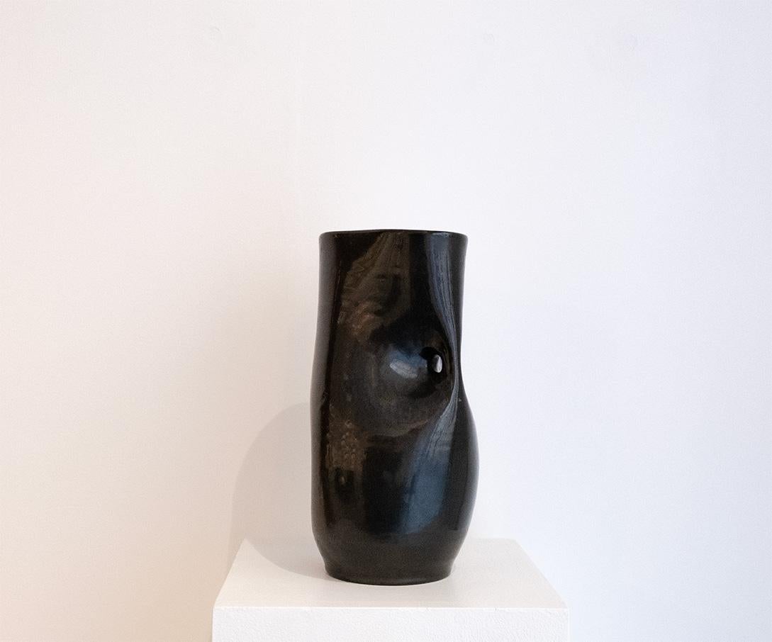 Moderne Magnifique vase Accolay''s de forme libre en vente
