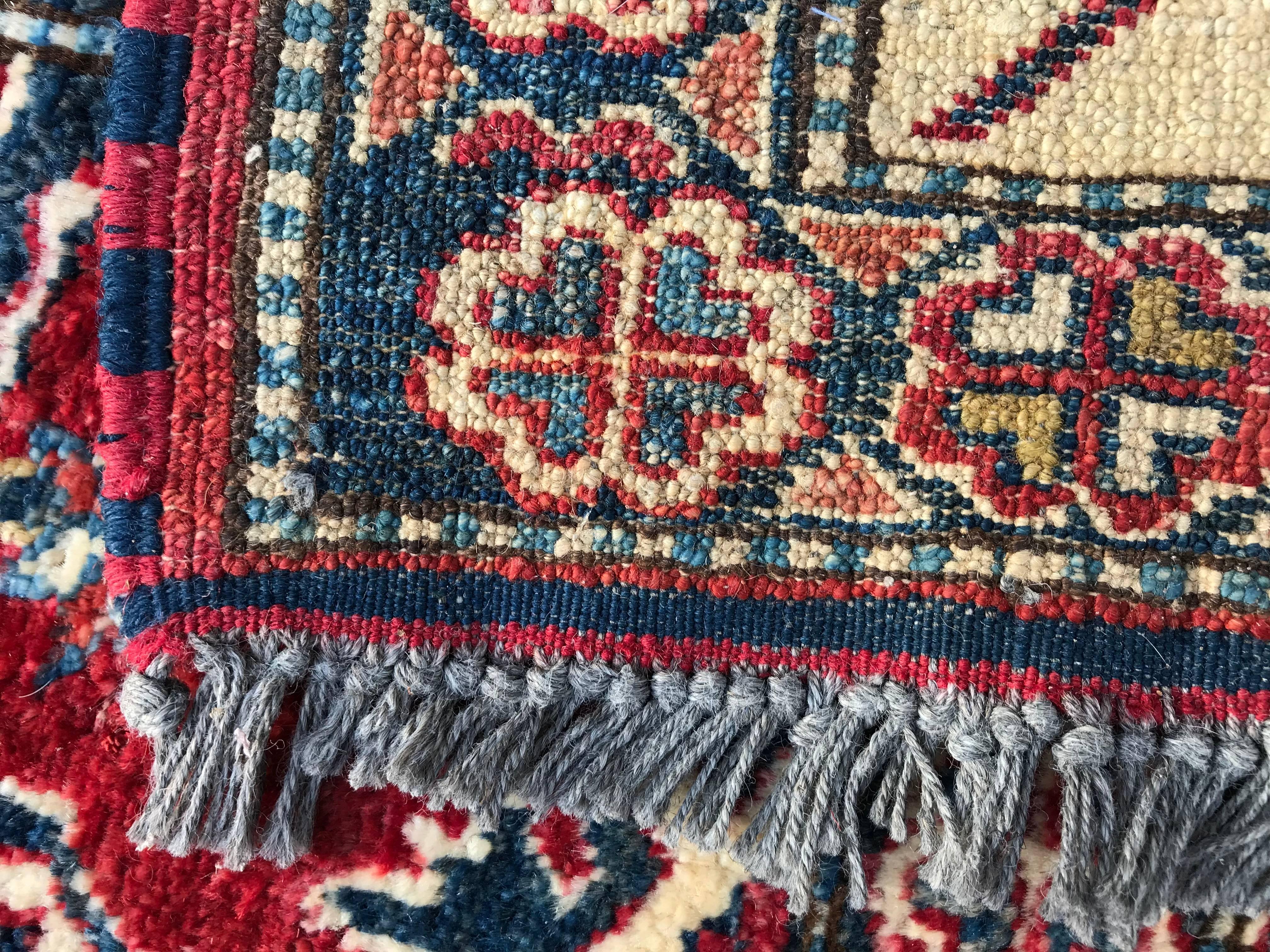 Bobyrug’s Beautiful Afghan Mahal Style Carpet For Sale 3