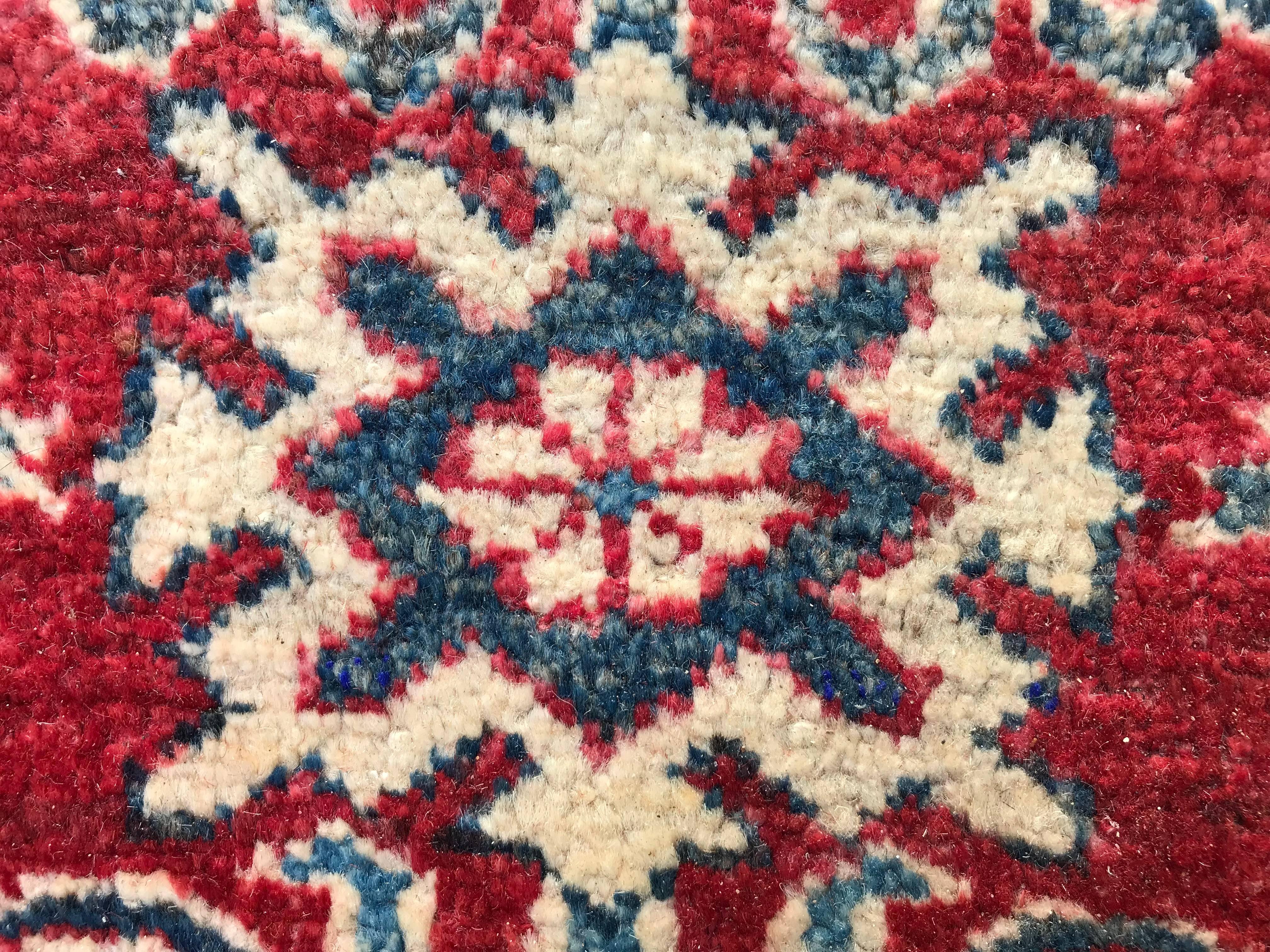 Bobyrug’s Beautiful Afghan Mahal Style Carpet For Sale 1