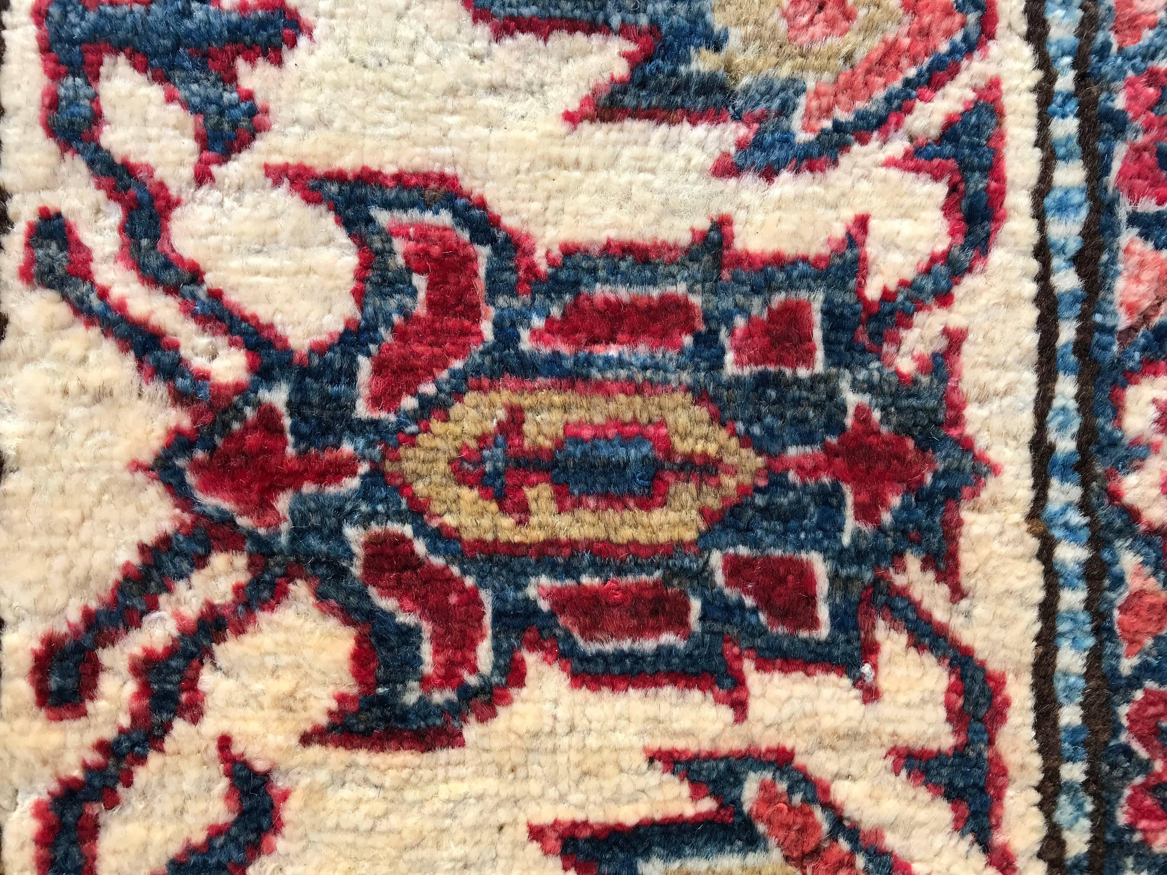 Bobyrug’s Beautiful Afghan Mahal Style Carpet For Sale 2