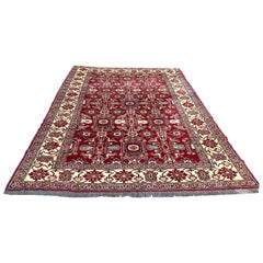 Vintage Bobyrug’s Beautiful Afghan Mahal Style Carpet