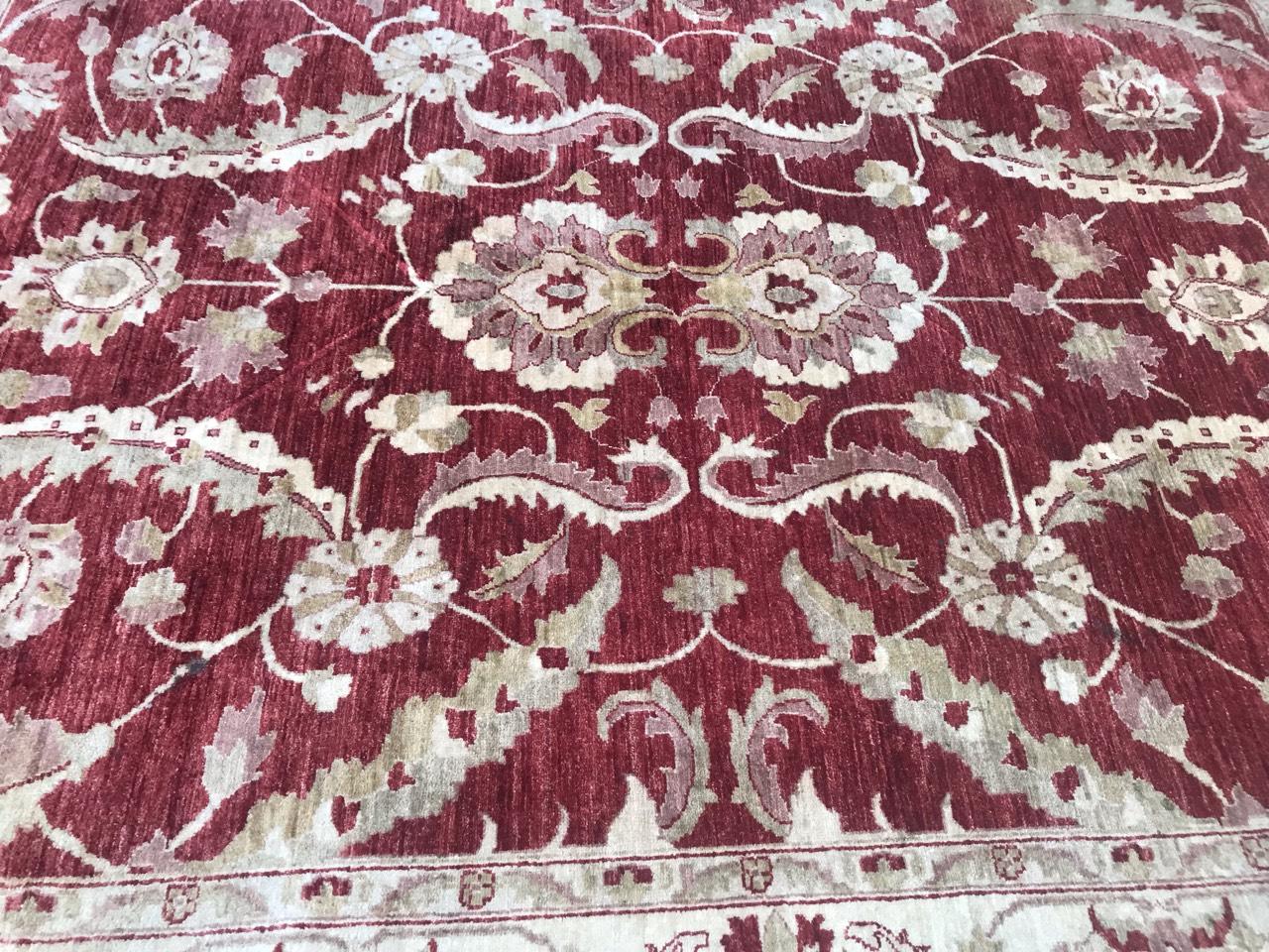 Annodato a mano Il bellissimo tappeto Chobi in stile Afghan Mahal di Bobyrug in vendita