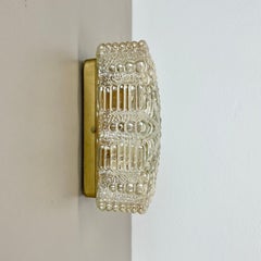 beautiful AMBER Wall Light in Helena Tynell Style by RZB Lights, Germany 1970s