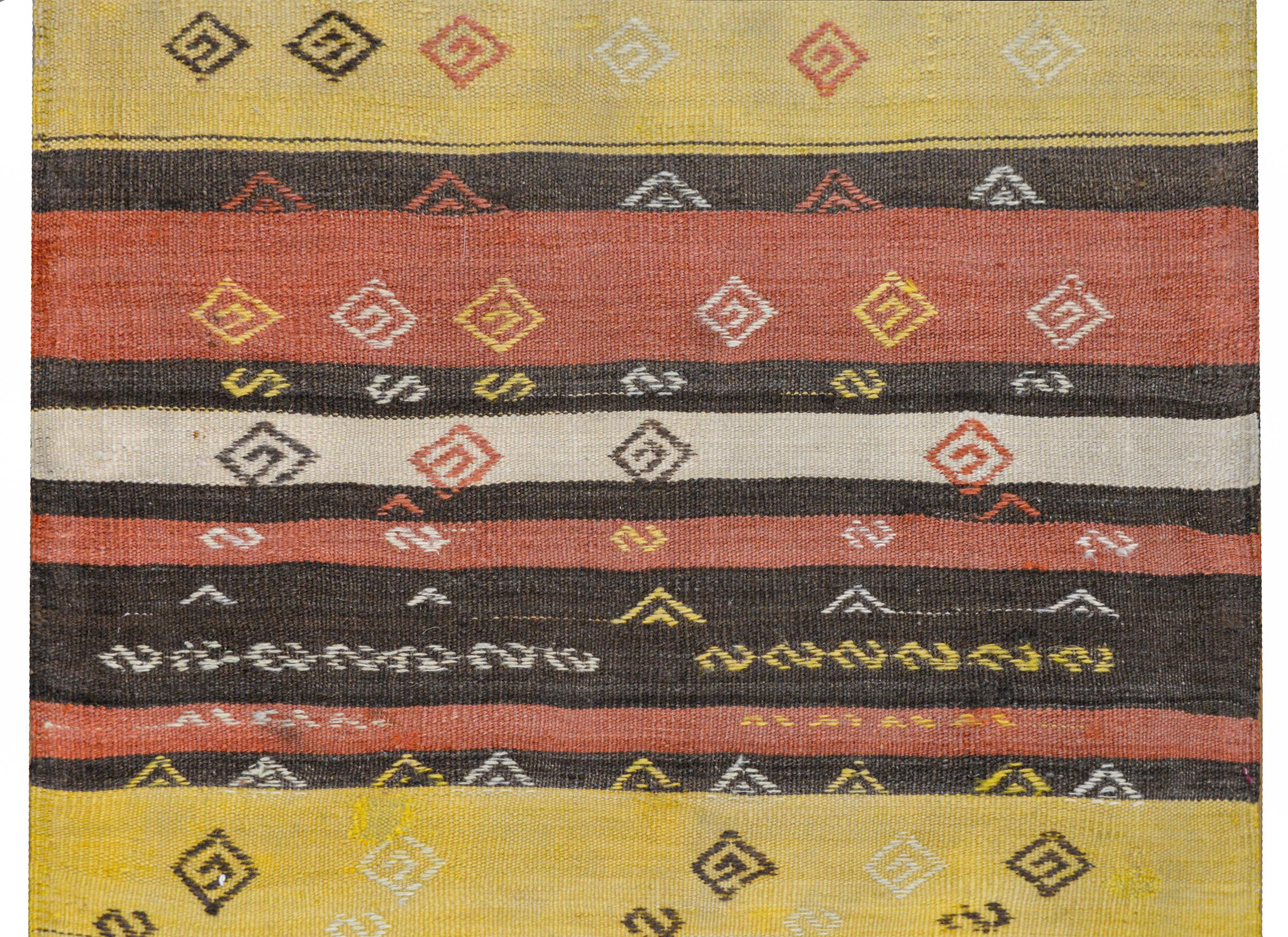 Beautiful Anatolian Turkish Kilim Runner 2