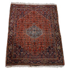 Preciosa y colorida alfombra oriental vintage 170x120cm
