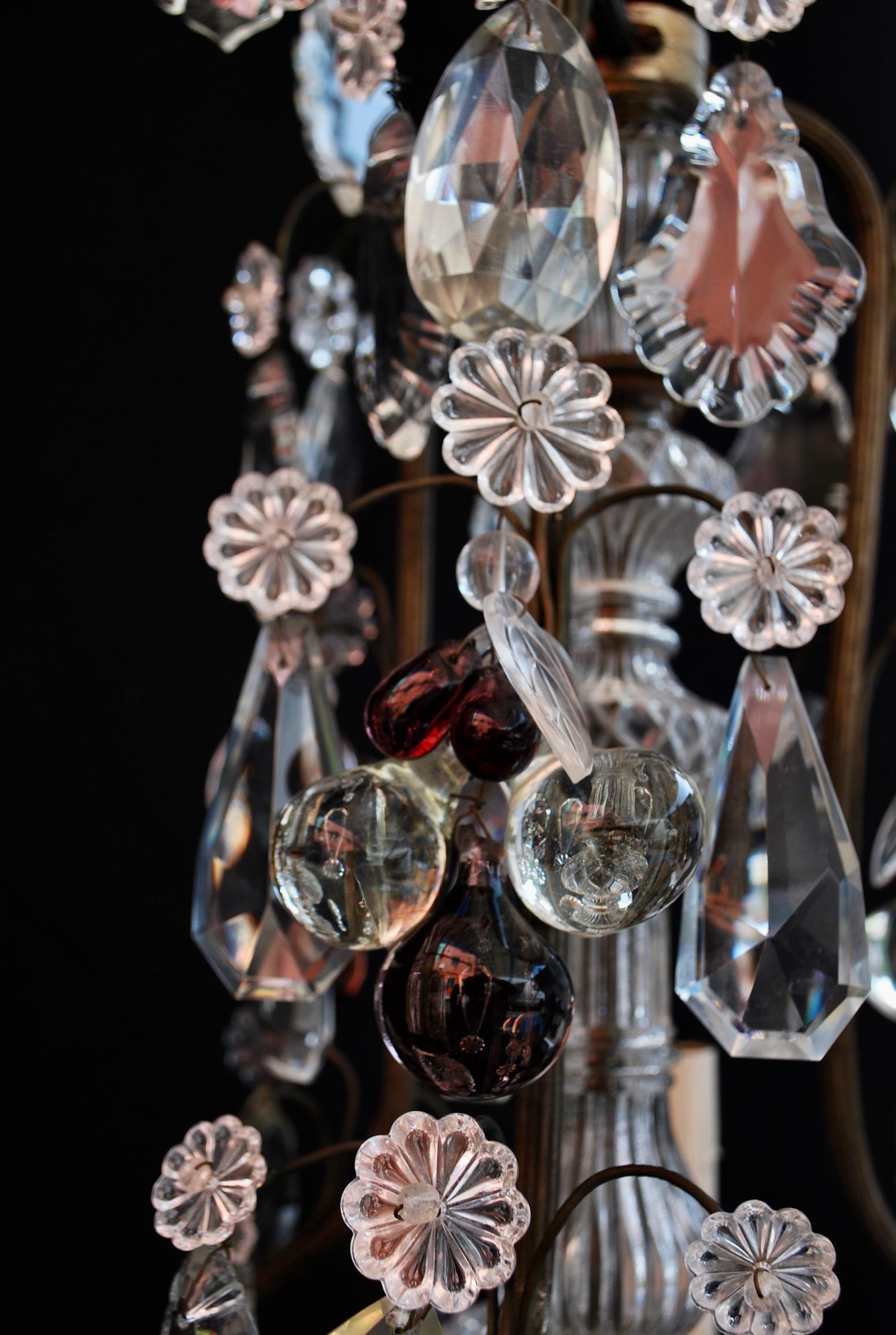 Beautiful and Elegant 1920s French Crystal Chandelier 2