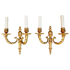 Beautiful and Elegant French Bronze Sconces