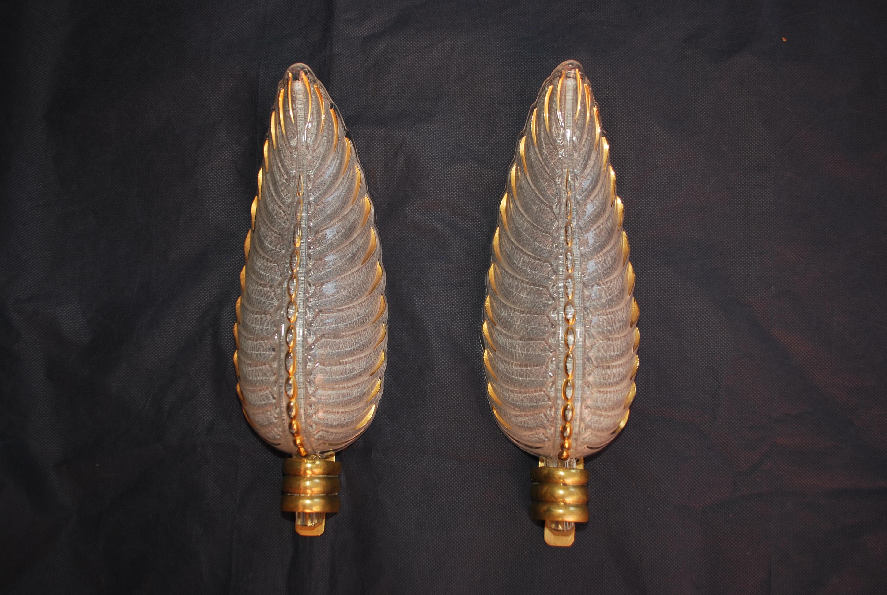 Beautiful and Elegant Pair of French Sconces, Design by Ezan 2
