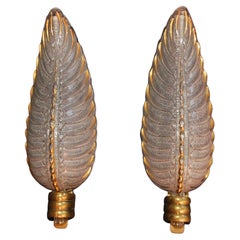 Beautiful and Elegant Pair of French Sconces, Design by Ezan